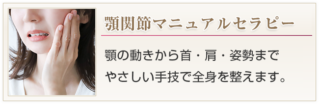 顎関節マニュアルセラピー